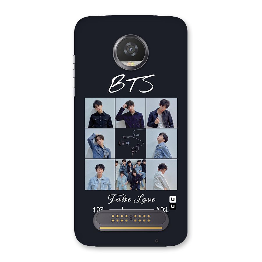 BTS Fake Love Back Case for Moto Z2 Play