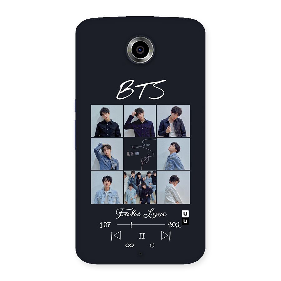 BTS Fake Love Back Case for Nexsus 6