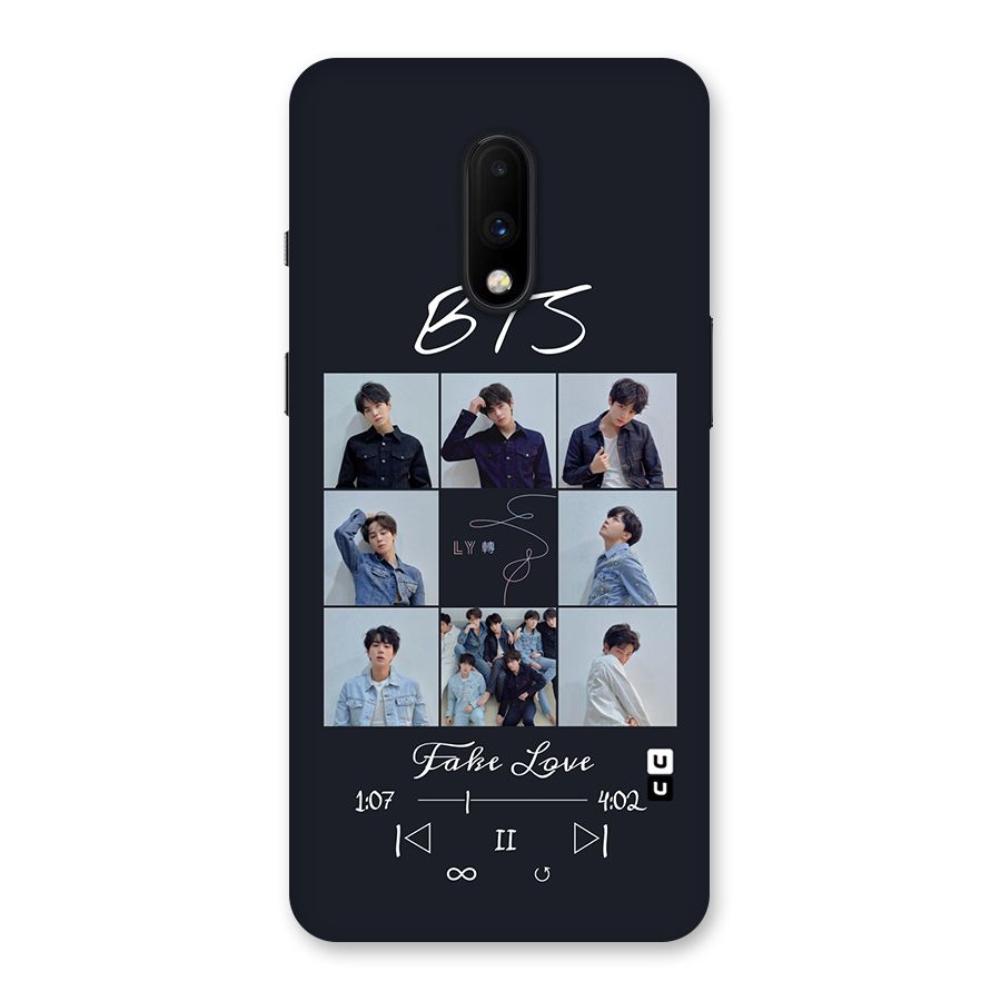 BTS Fake Love Back Case for OnePlus 7