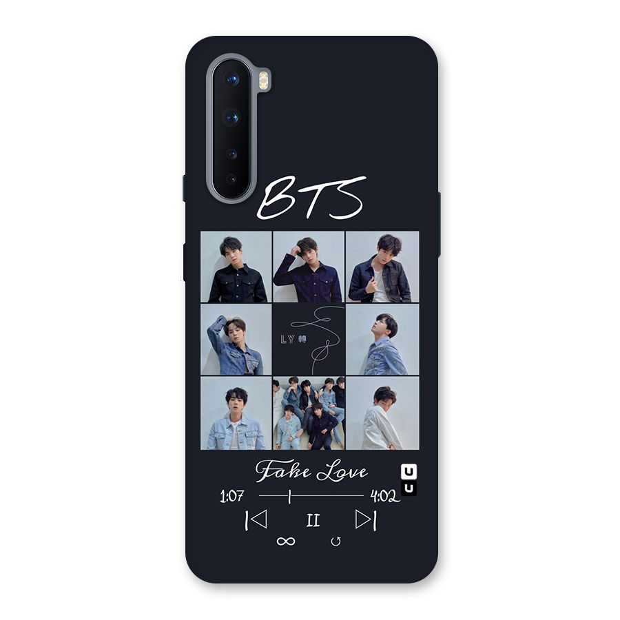 BTS Fake Love Back Case for OnePlus Nord