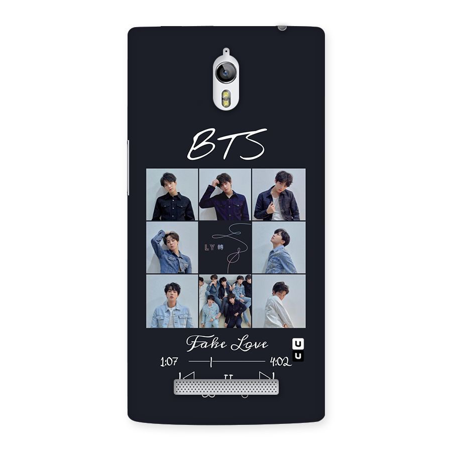 BTS Fake Love Back Case for Oppo Find 7