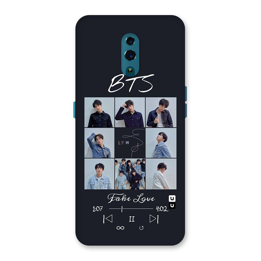 BTS Fake Love Back Case for Oppo Reno
