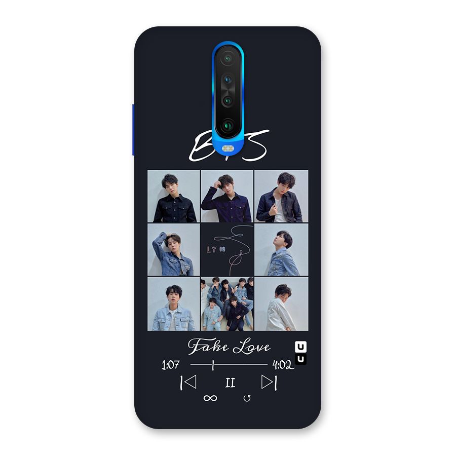BTS Fake Love Back Case for Poco X2