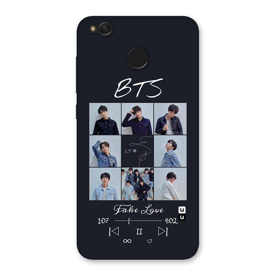 BTS Fake Love Back Case for Redmi 4