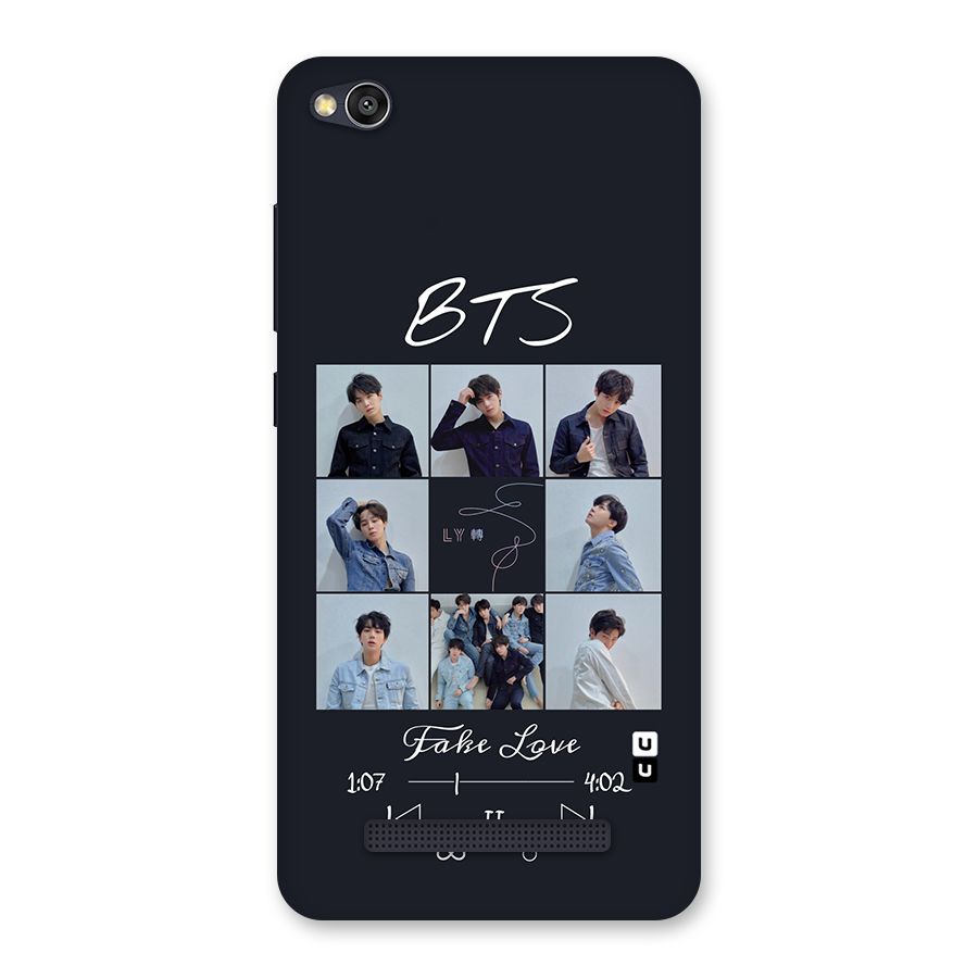 BTS Fake Love Back Case for Redmi 4A