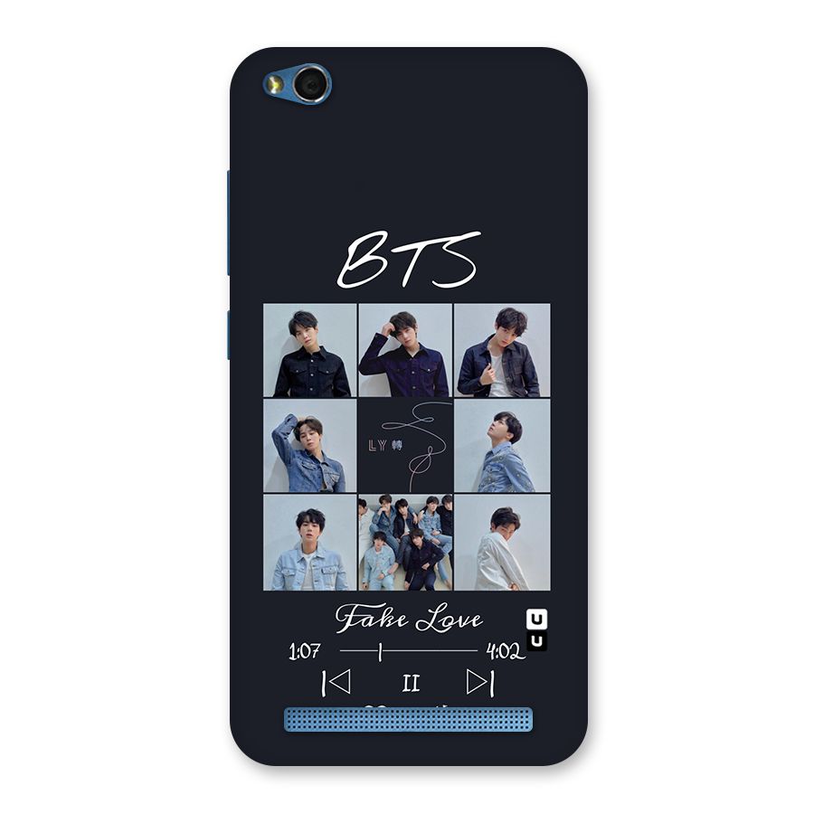 BTS Fake Love Back Case for Redmi 5A