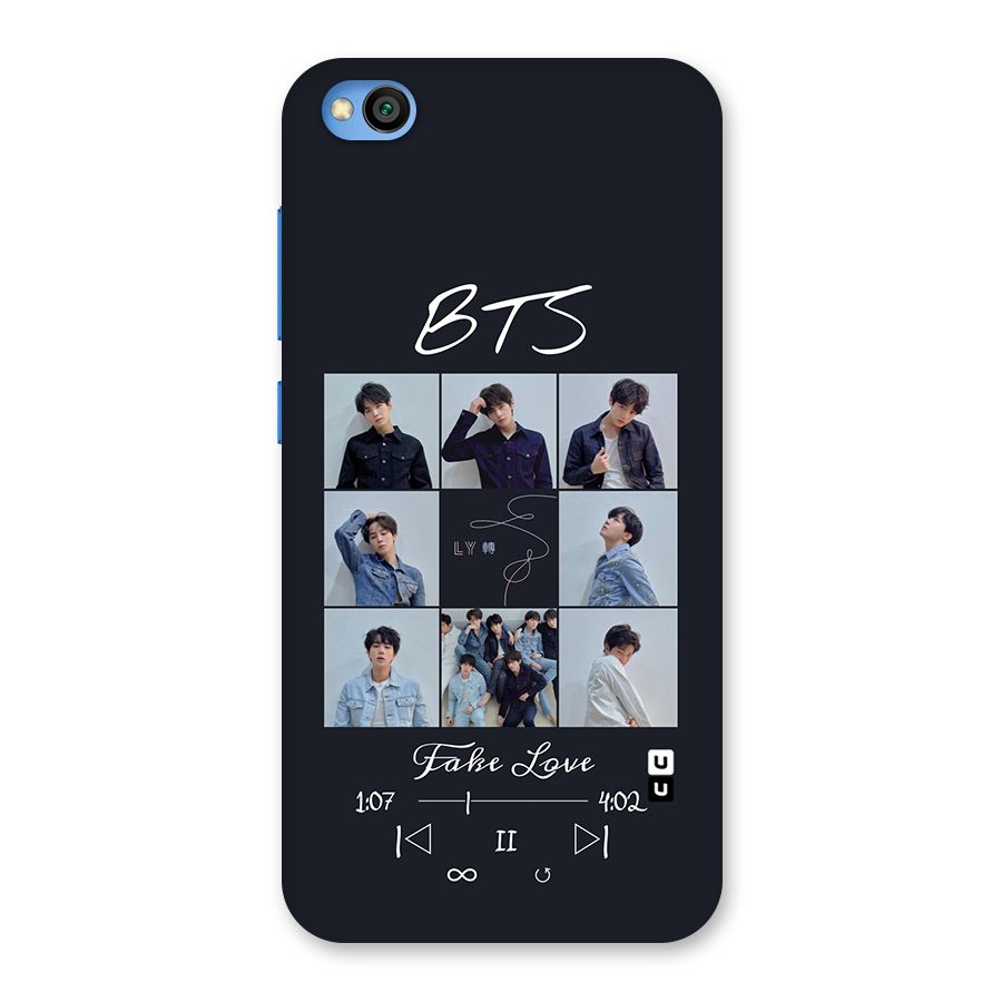 BTS Fake Love Back Case for Redmi Go