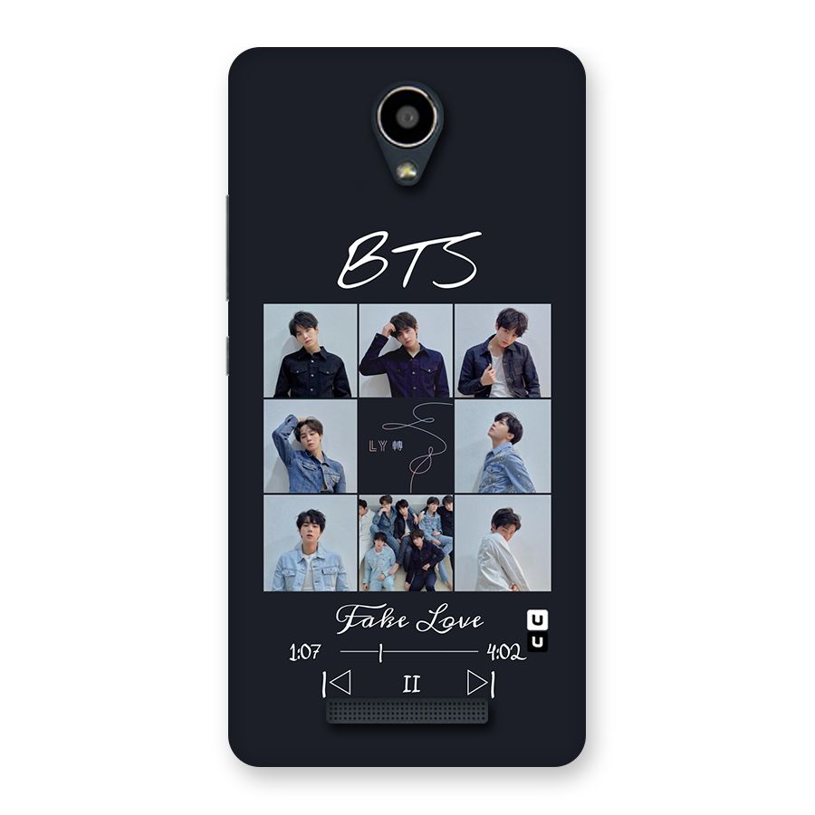 BTS Fake Love Back Case for Redmi Note 2