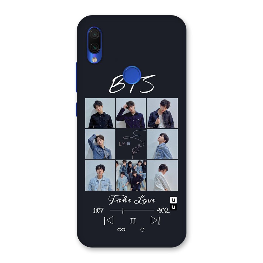 BTS Fake Love Back Case for Redmi Note 7S