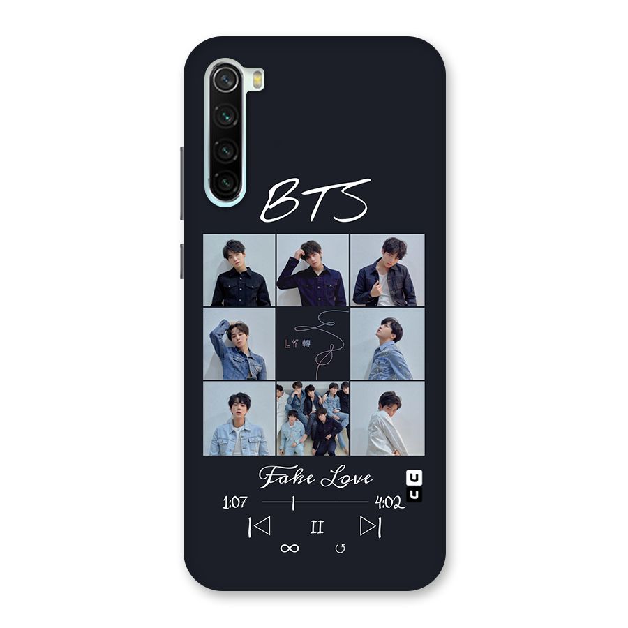 BTS Fake Love Back Case for Redmi Note 8