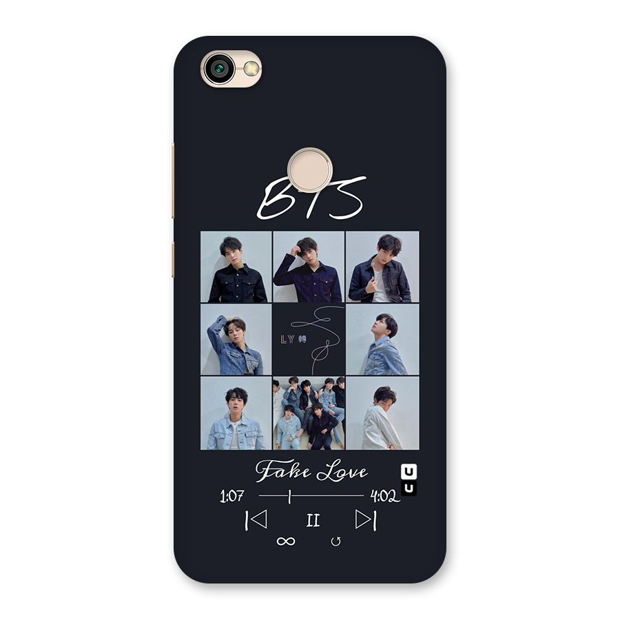 BTS Fake Love Back Case for Redmi Y1 2017