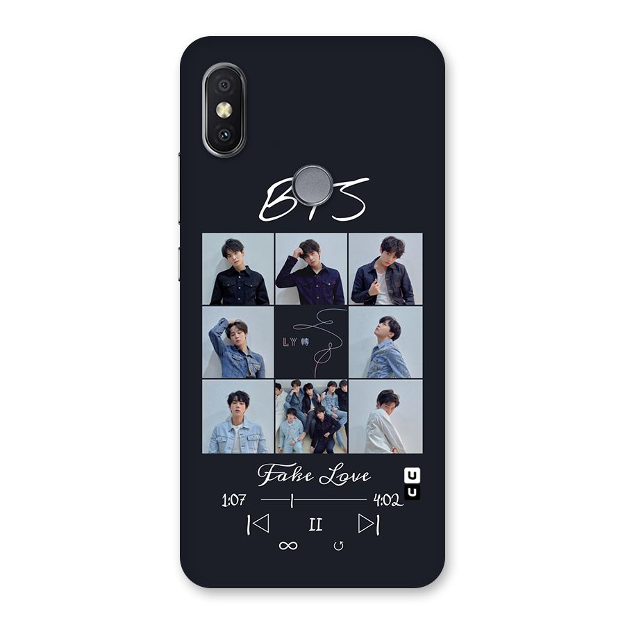 BTS Fake Love Back Case for Redmi Y2