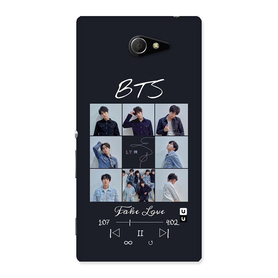 BTS Fake Love Back Case for Sony Xperia M2