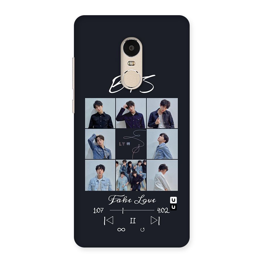 BTS Fake Love Back Case for Xiaomi Redmi Note 4