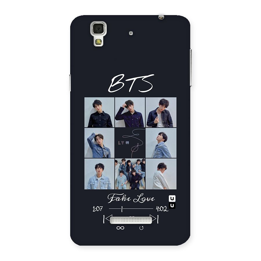 BTS Fake Love Back Case for YU Yureka Plus