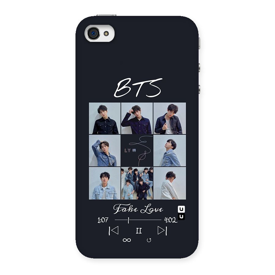 BTS Fake Love Back Case for iPhone 4 4s