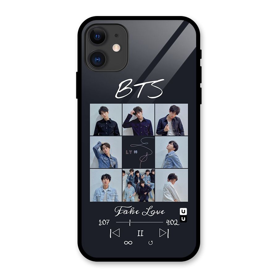 BTS Fake Love Glass Back Case for iPhone 11
