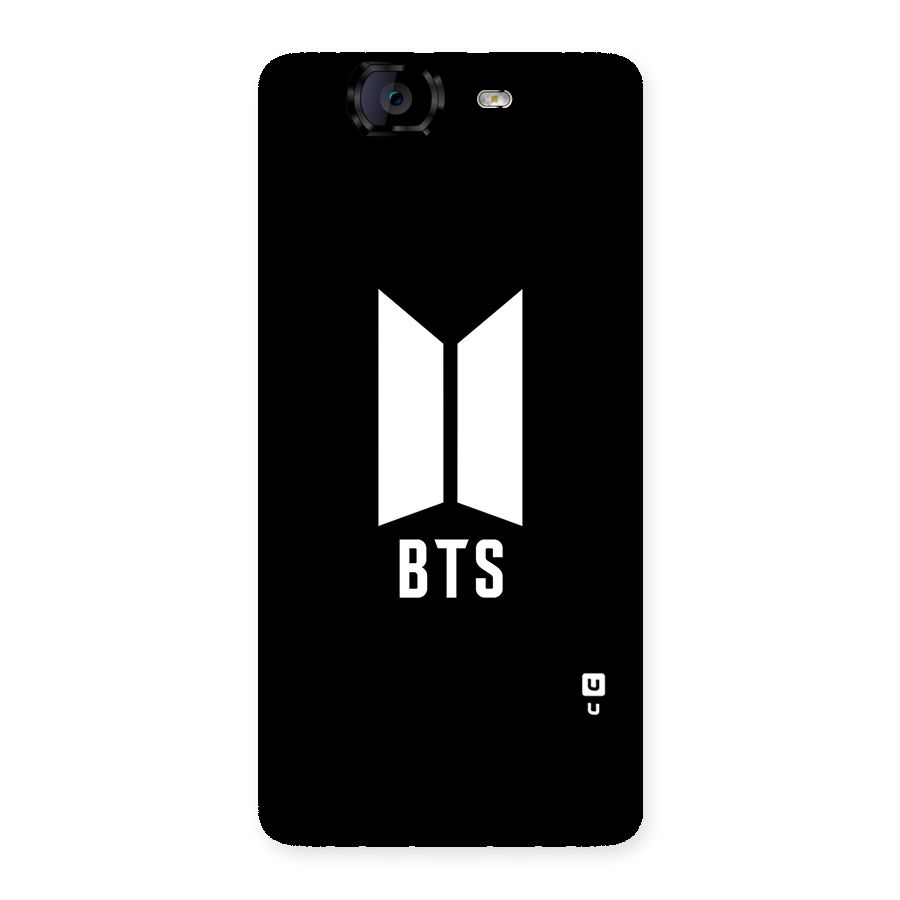 BTS Logo Black Back Case for Canvas Knight A350