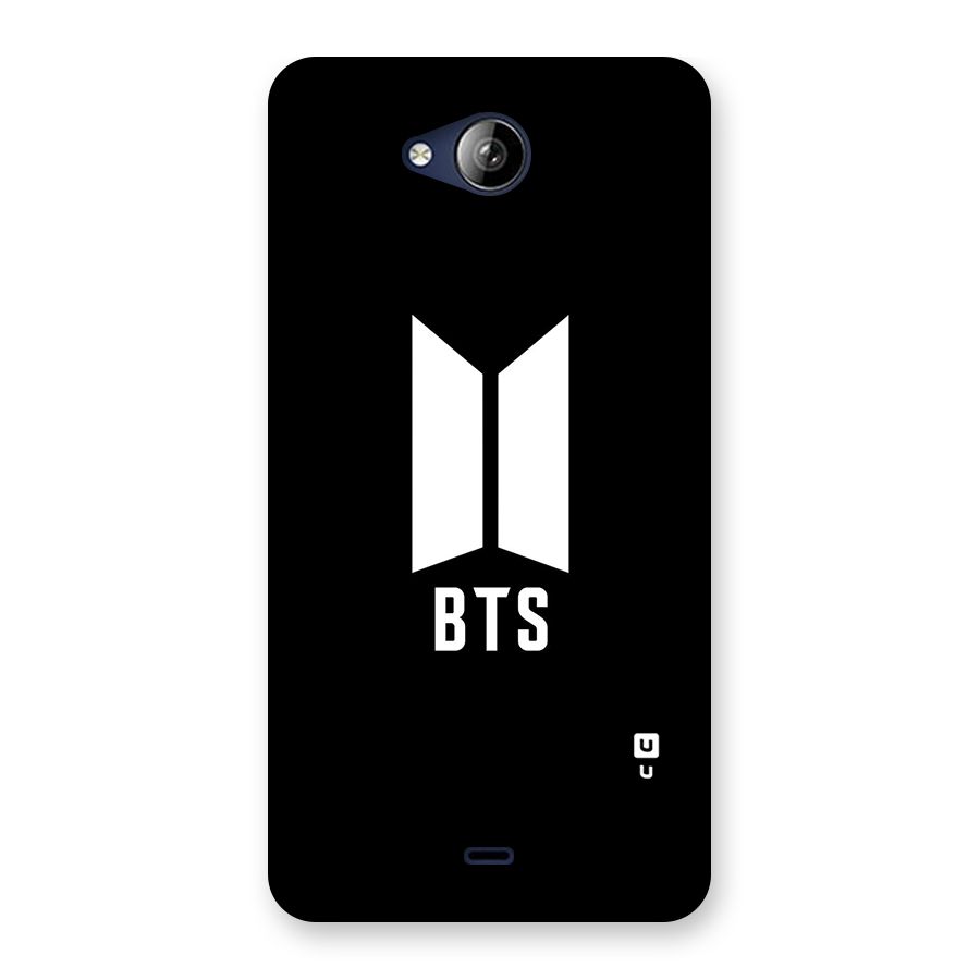 BTS Logo Black Back Case for Canvas Play Q355