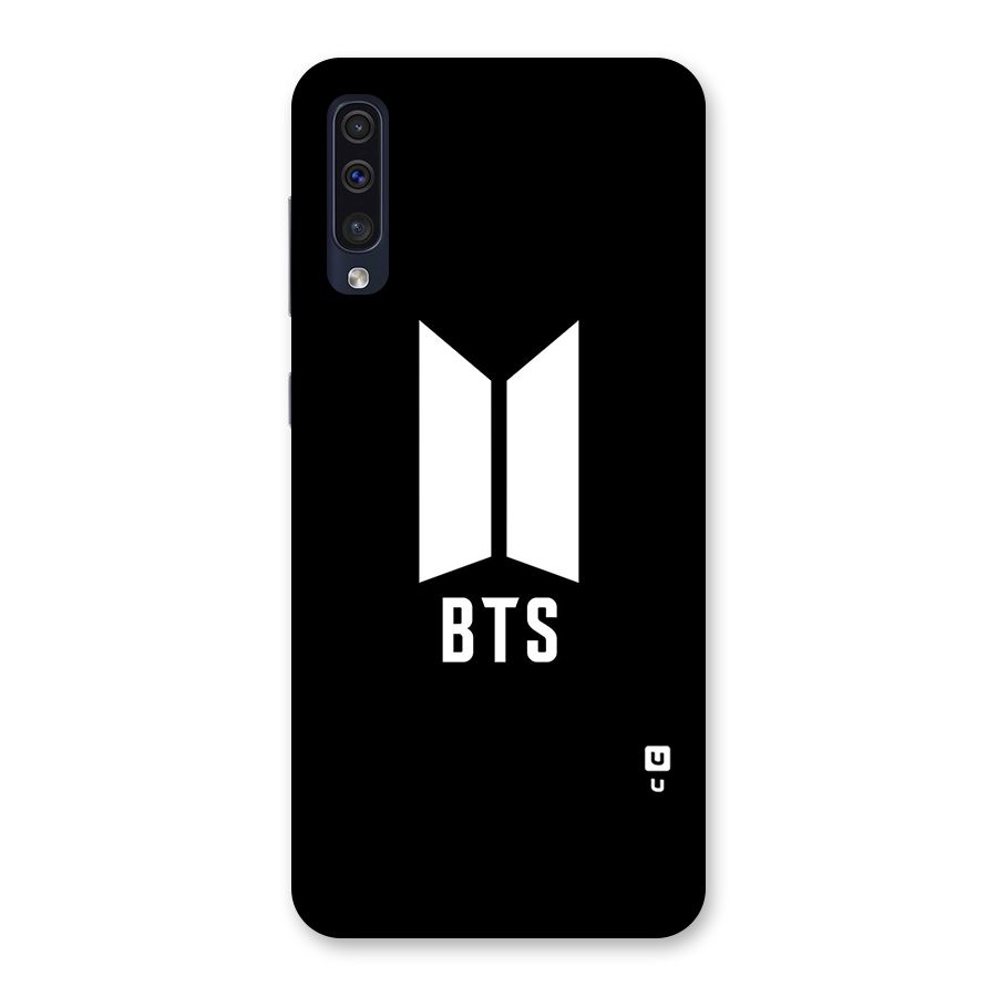 BTS Logo Black Back Case for Galaxy A50