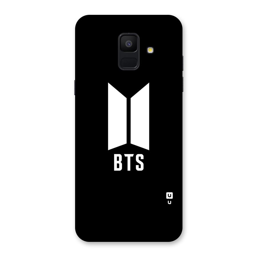 BTS Logo Black Back Case for Galaxy A6 (2018)