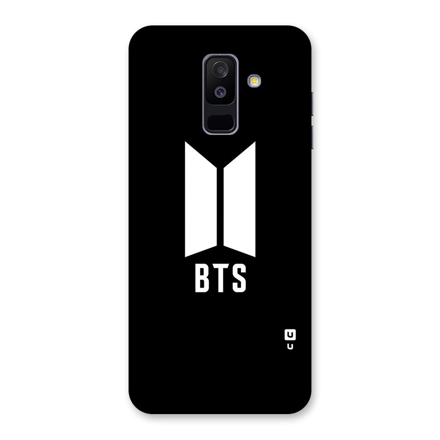 BTS Logo Black Back Case for Galaxy A6 Plus