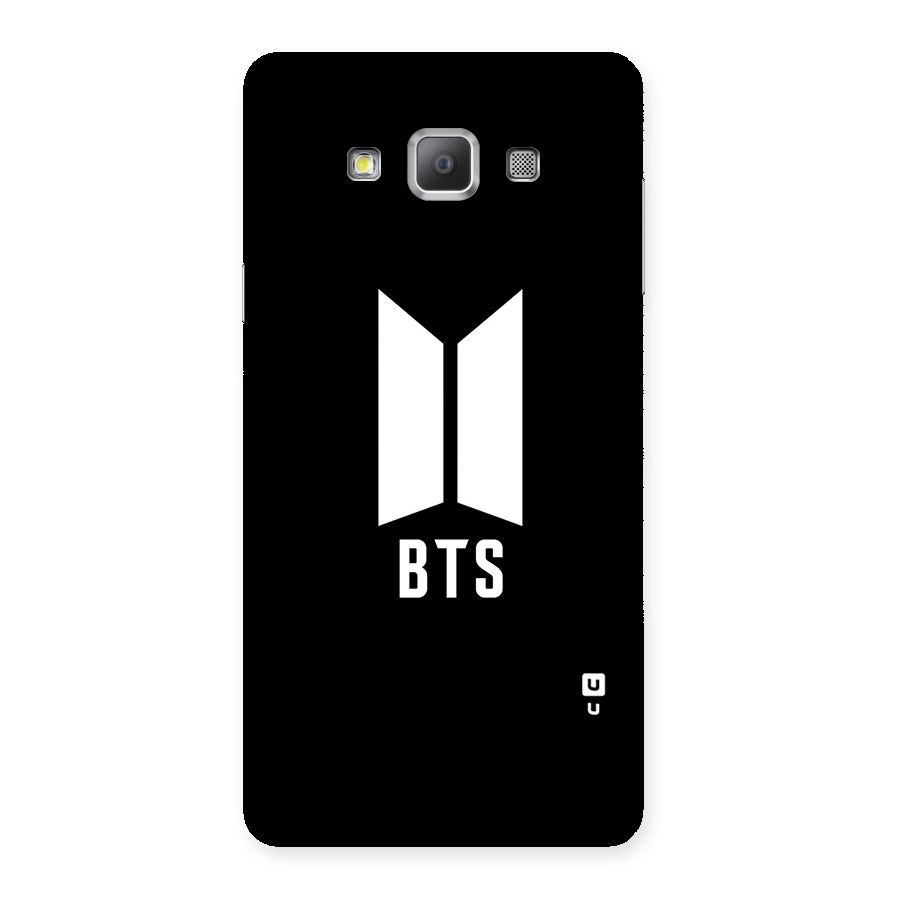 BTS Logo Black Back Case for Galaxy A7