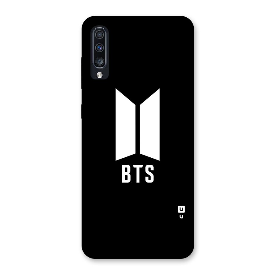 BTS Logo Black Back Case for Galaxy A70
