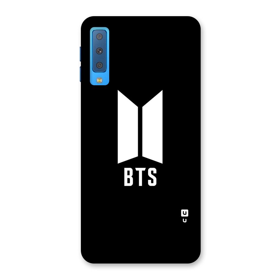 BTS Logo Black Back Case for Galaxy A7 (2018)