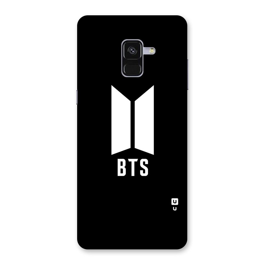 BTS Logo Black Back Case for Galaxy A8 Plus