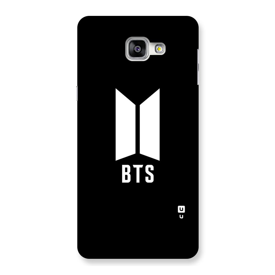 BTS Logo Black Back Case for Galaxy A9