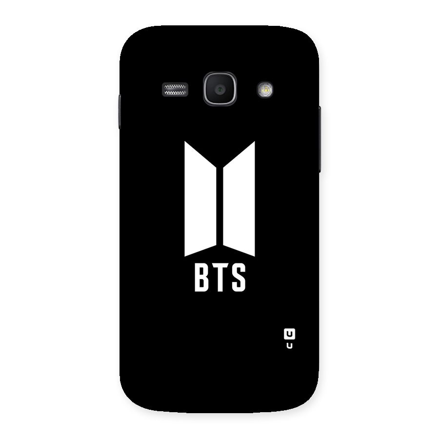 BTS Logo Black Back Case for Galaxy Ace 3