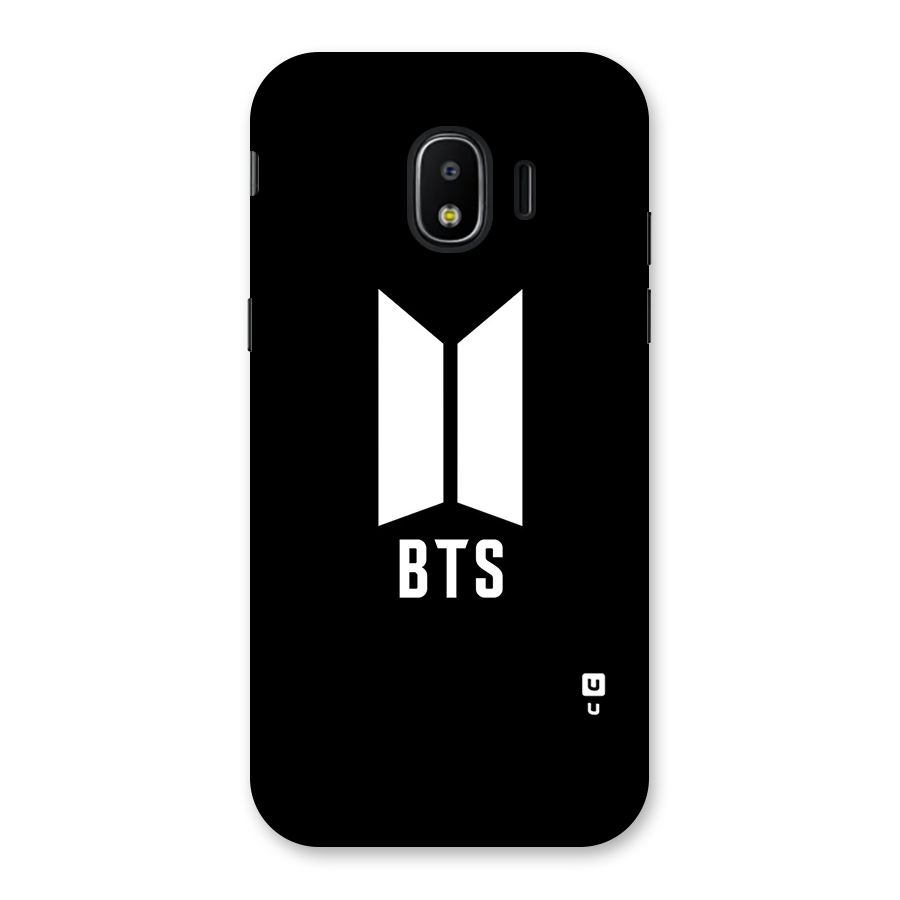 BTS Logo Black Back Case for Galaxy J2 Pro 2018