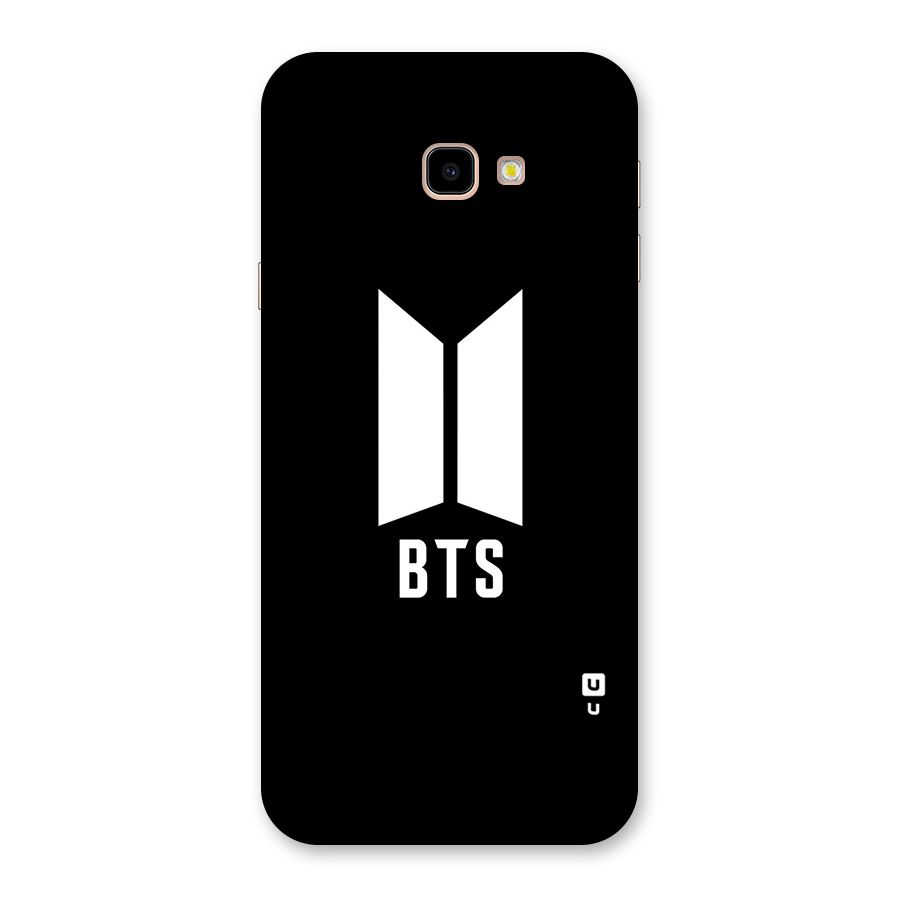 BTS Logo Black Back Case for Galaxy J4 Plus