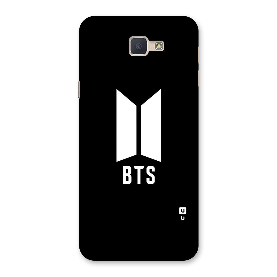 BTS Logo Black Back Case for Galaxy J5 Prime