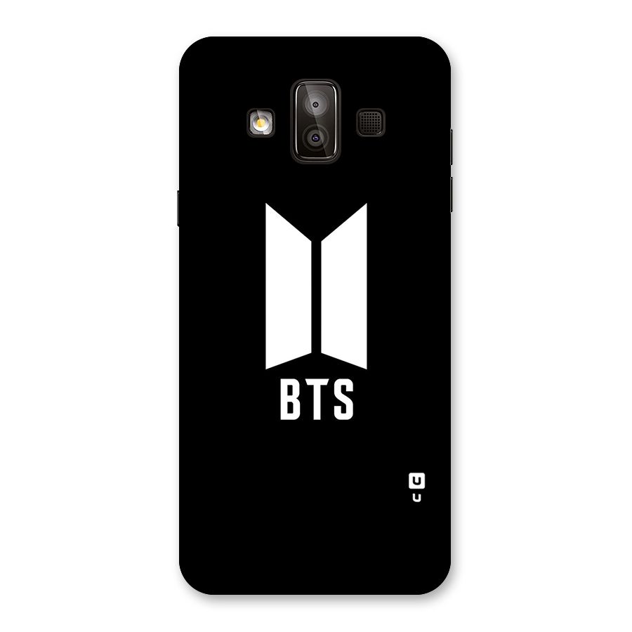 BTS Logo Black Back Case for Galaxy J7 Duo