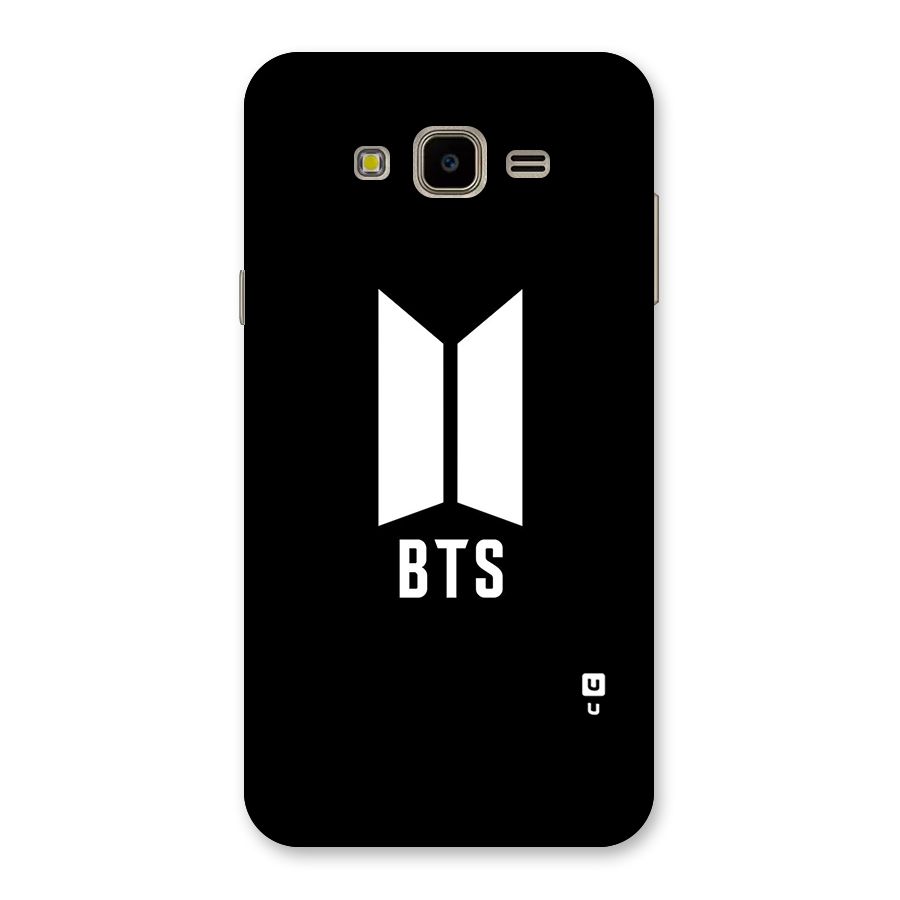 BTS Logo Black Back Case for Galaxy J7 Nxt
