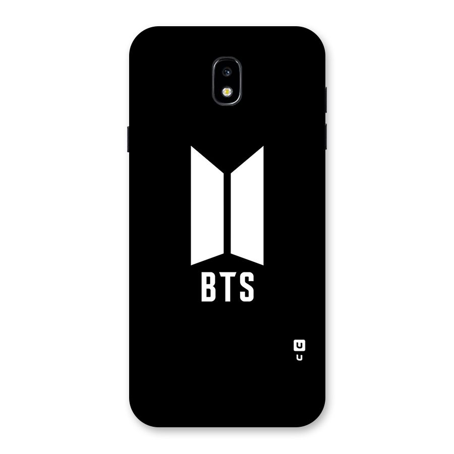 BTS Logo Black Back Case for Galaxy J7 Pro
