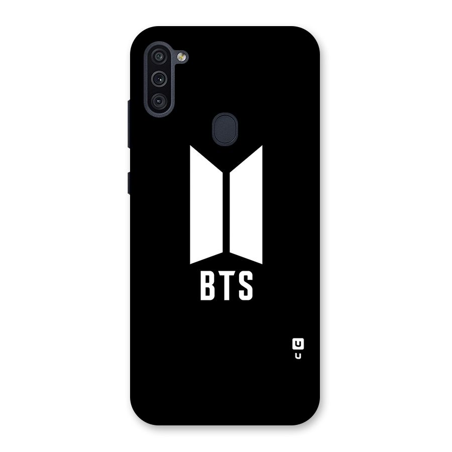 BTS Logo Black Back Case for Galaxy M11