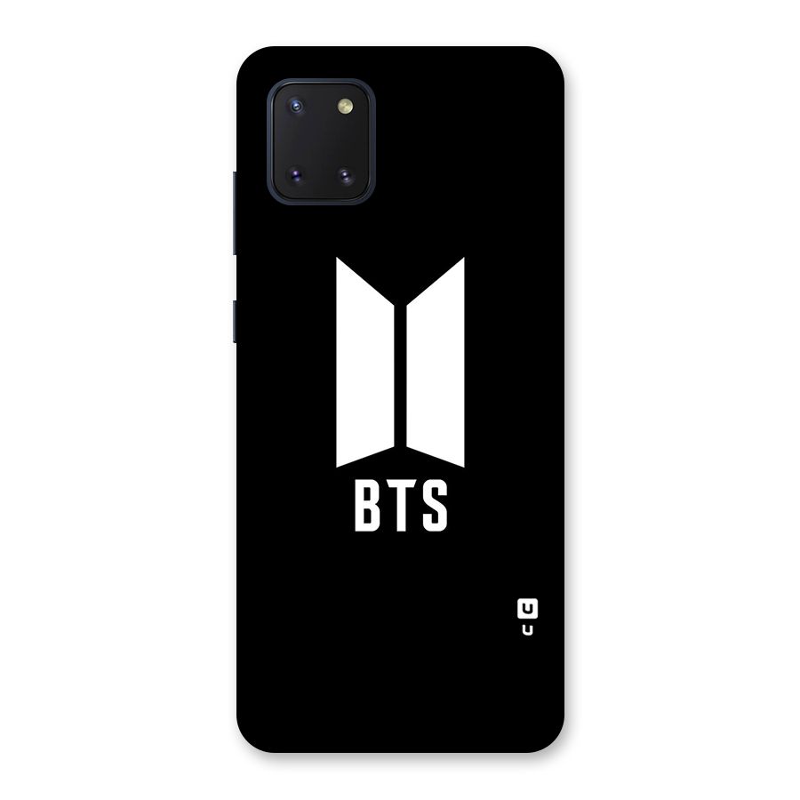 BTS Logo Black Back Case for Galaxy Note 10 Lite