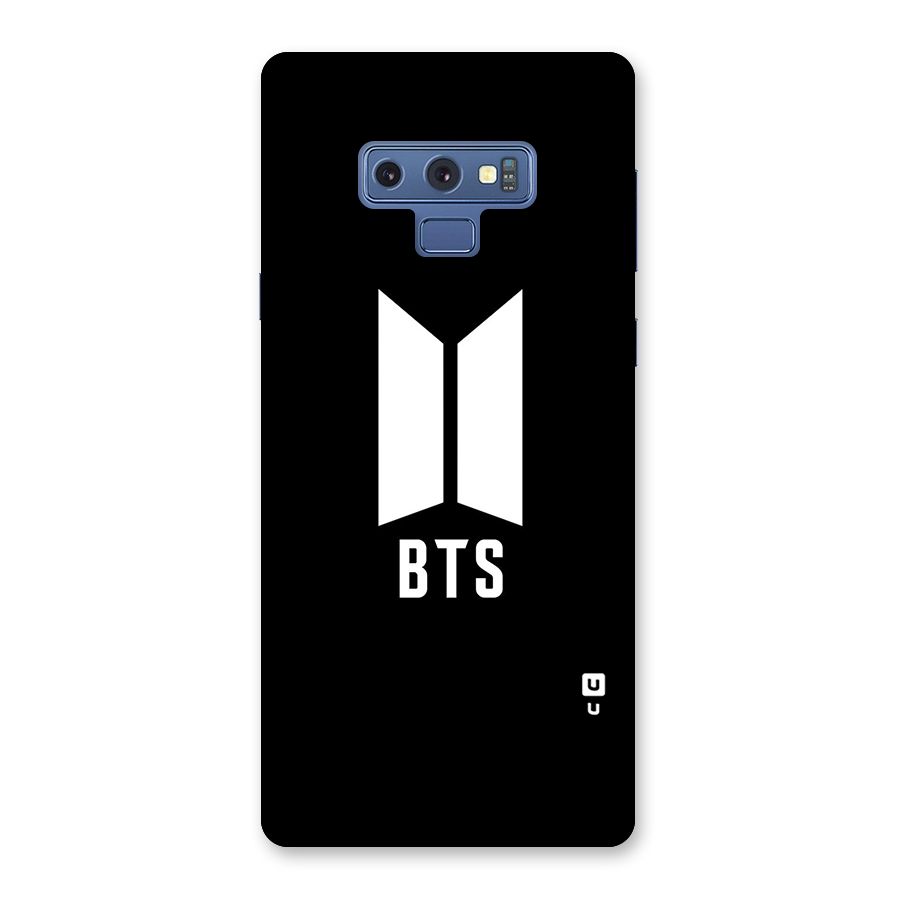 BTS Logo Black Back Case for Galaxy Note 9