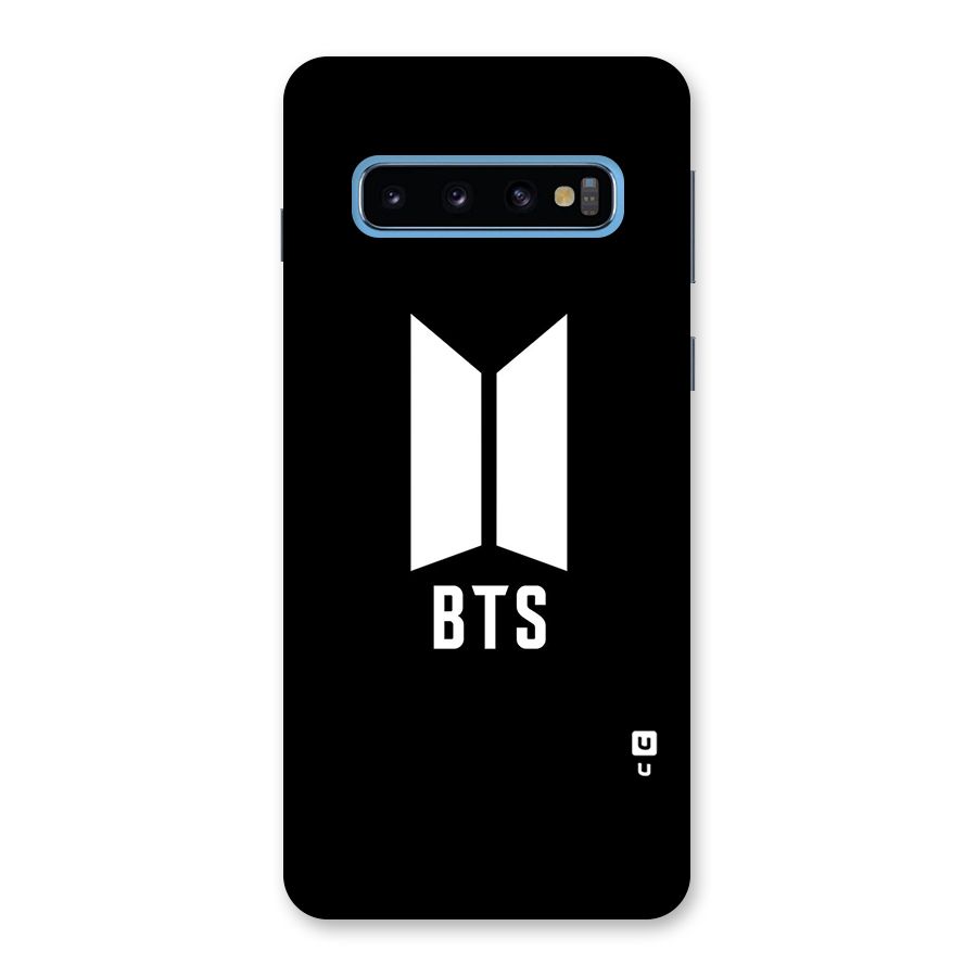 BTS Logo Black Back Case for Galaxy S10