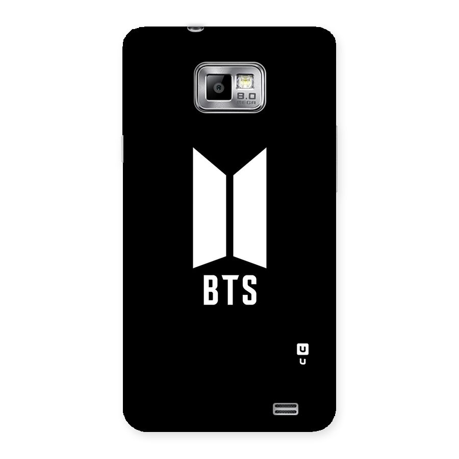 BTS Logo Black Back Case for Galaxy S2