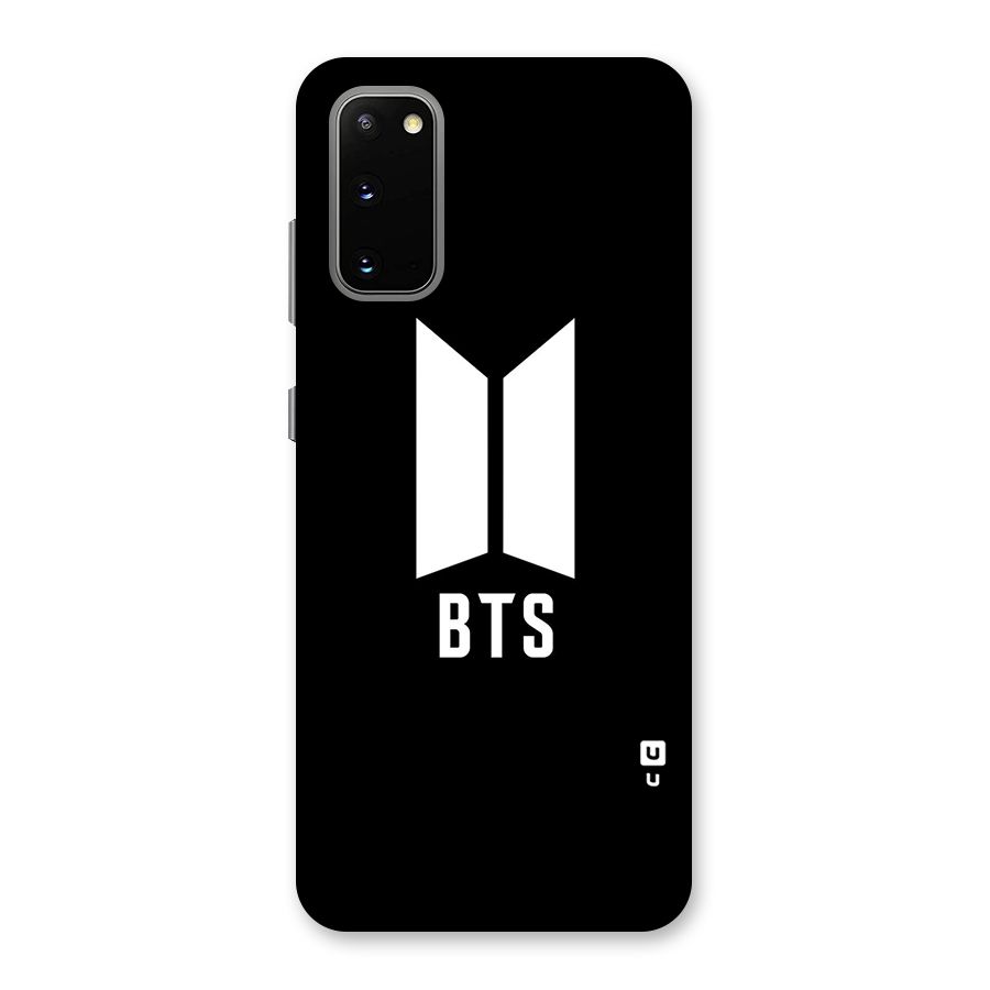 BTS Logo Black Back Case for Galaxy S20