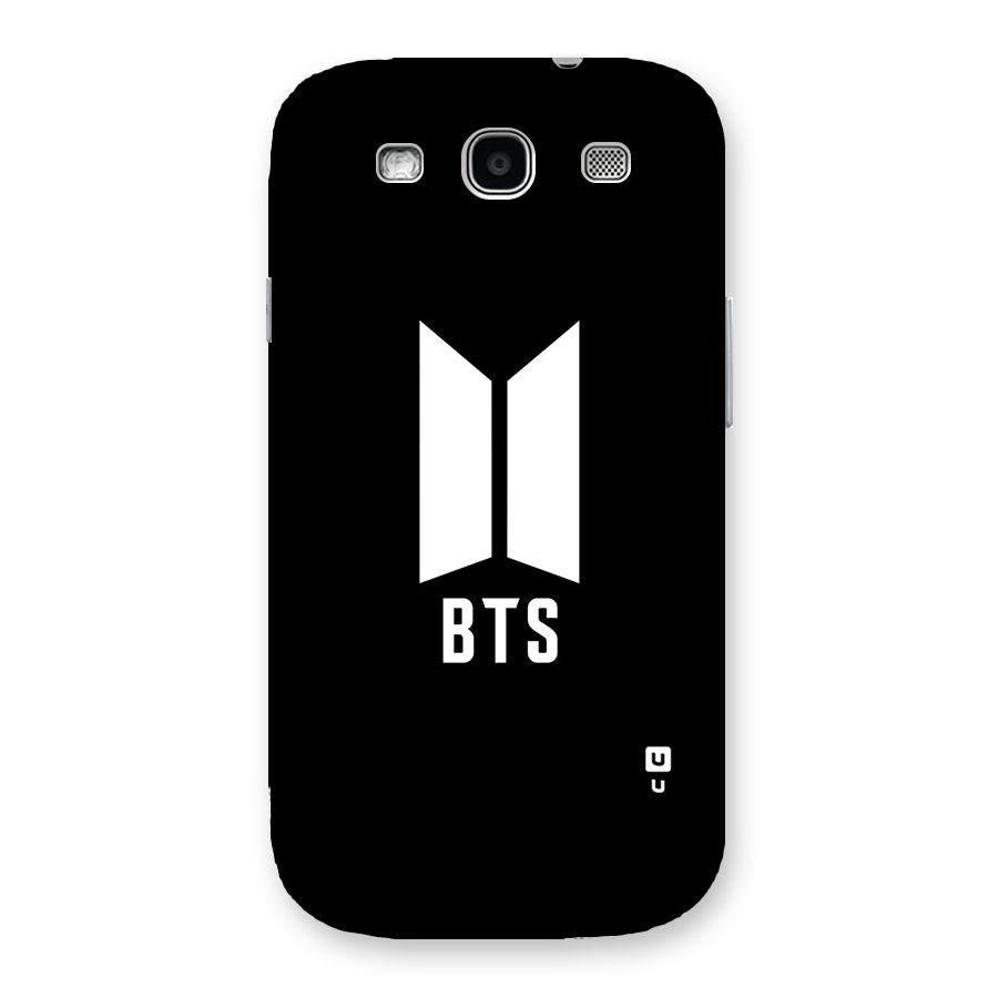 BTS Logo Black Back Case for Galaxy S3