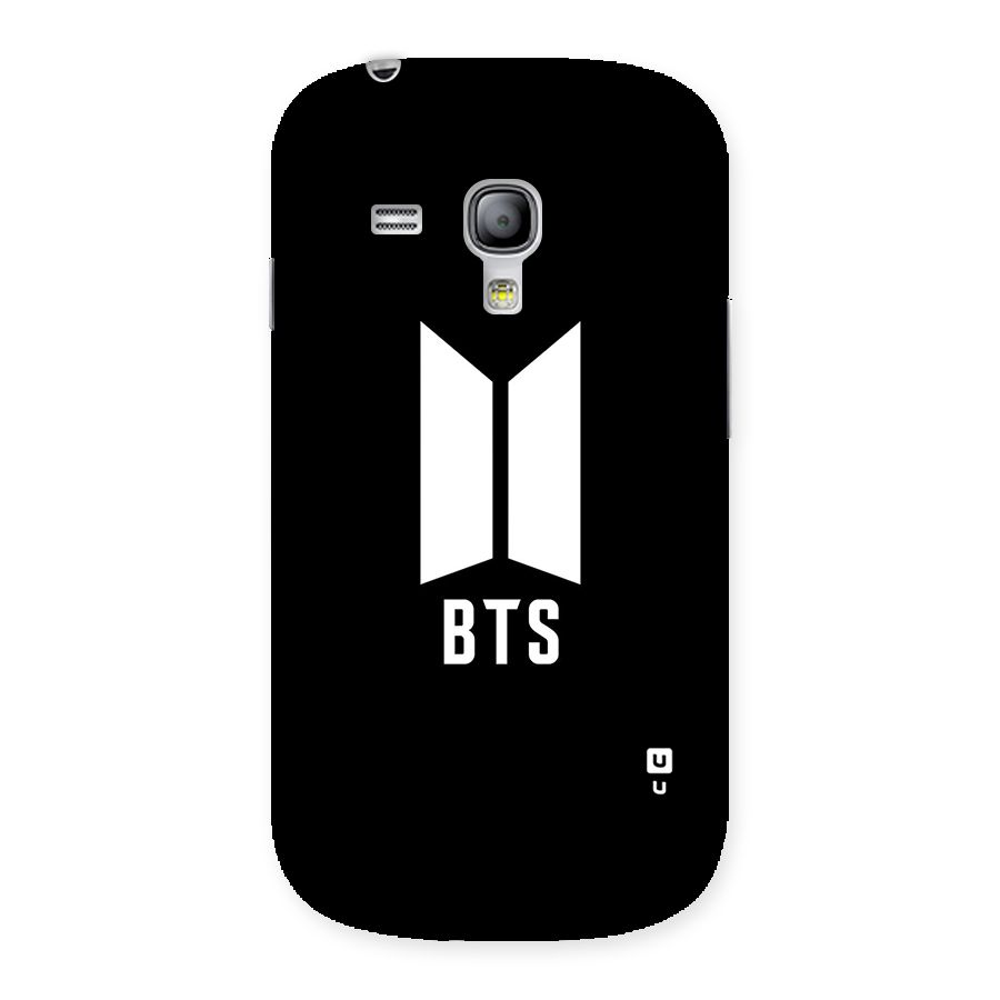 BTS Logo Black Back Case for Galaxy S3 Mini