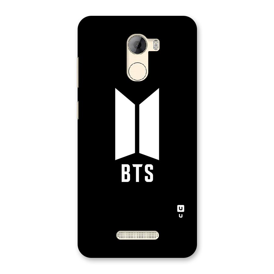 BTS Logo Black Back Case for Gionee A1 LIte