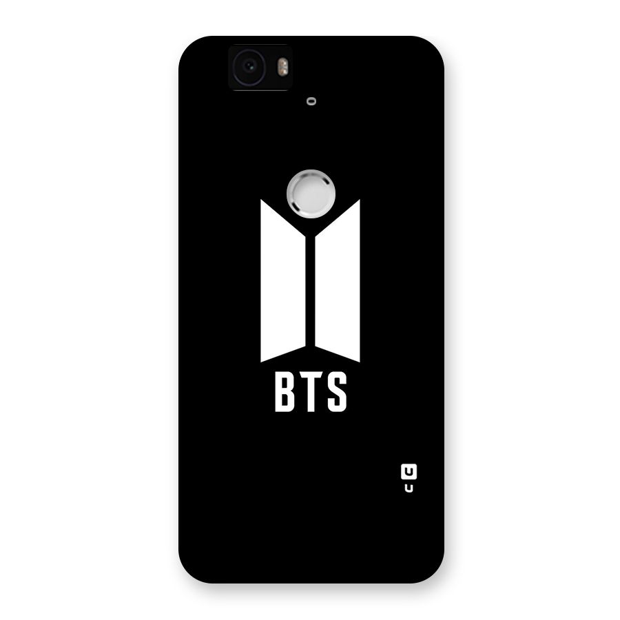 BTS Logo Black Back Case for Google Nexus-6P
