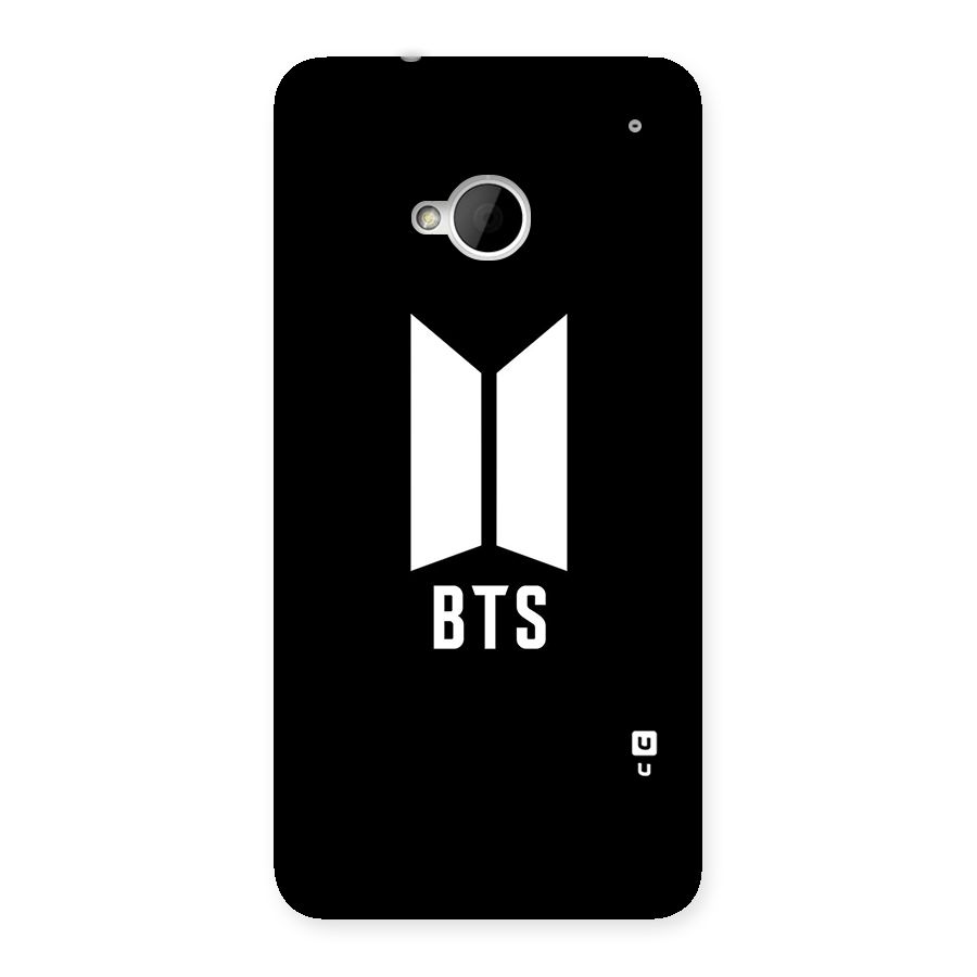 BTS Logo Black Back Case for HTC One M7