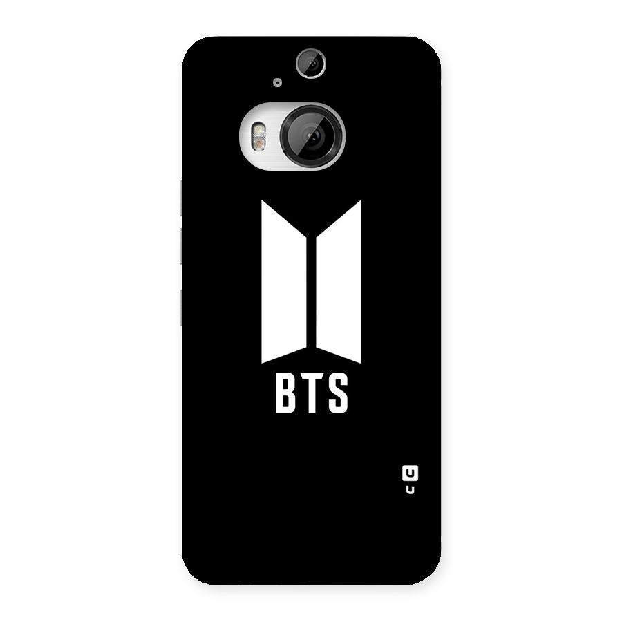 BTS Logo Black Back Case for HTC One M9 Plus